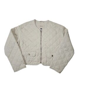 American Eagle Quilted Full Zip Jacket Shacket Warm Women's Medium